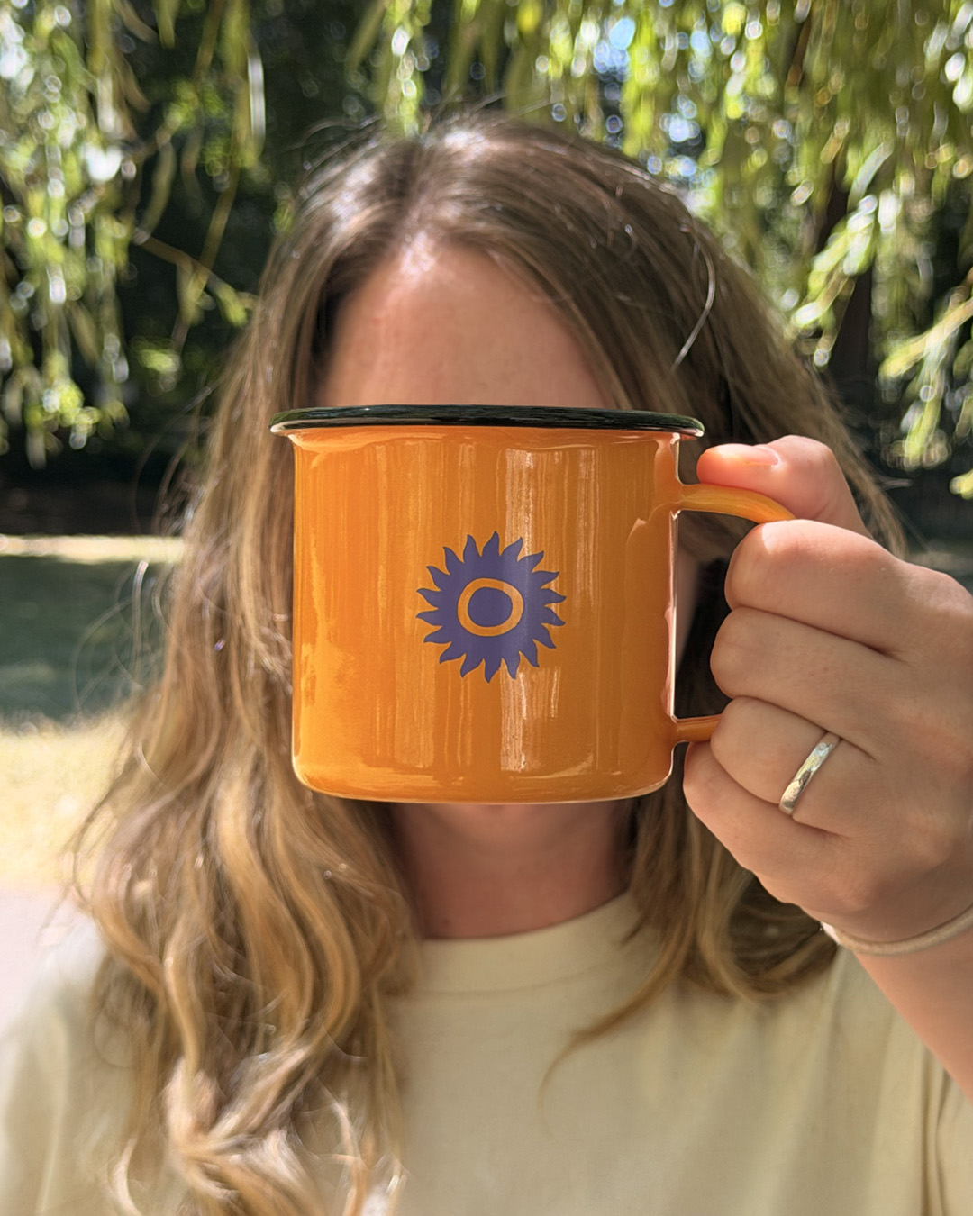 SHAMBALA YELLOW x PURPLE CAMPING MUG