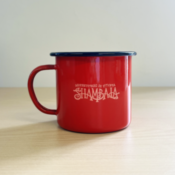 Classic Shambala Logo - Red 10oz Enamel Mug