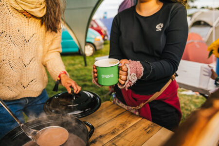Classic Shambala Logo - Green 10z Enamel Mug - Sale £5 - Image 3