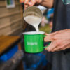 Classic Shambala Logo - Green 10z Enamel Mug - Image 2