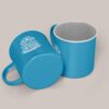 Limited Edition Blue 10z Enamel Mug - Image 3