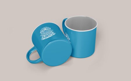 Limited Edition Blue 10z Enamel Mug - Sale £6 - Image 3