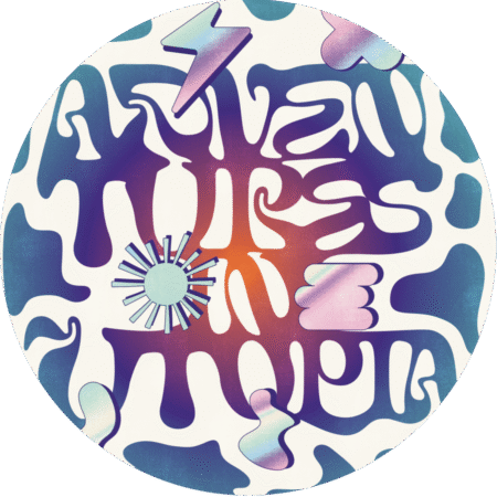 'Adventures In Utopia' Record Player Slip Mat - Image 2