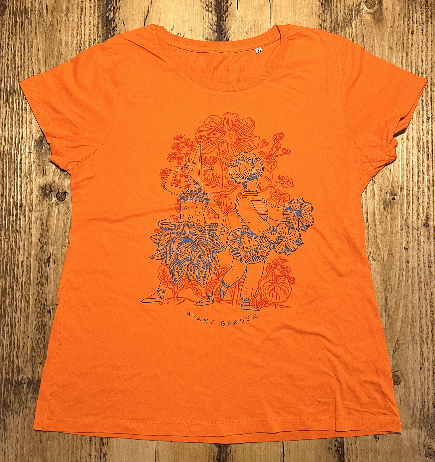 Avant Garden (Womens) Orange TShirt (£5 + P&P) Shambala Shop